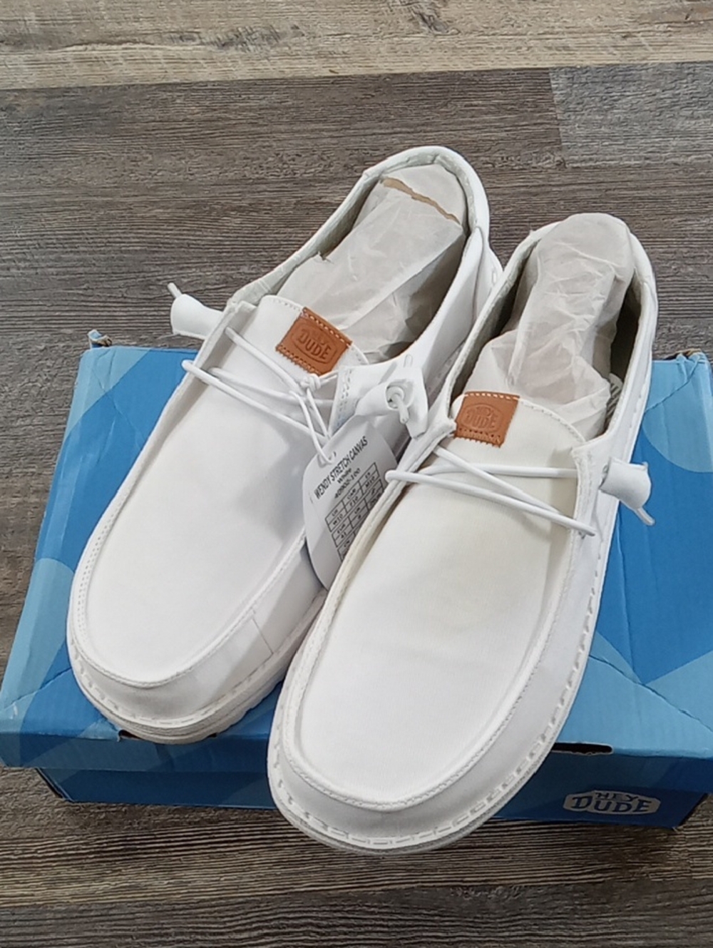 Hey Dude Women's Canvas Slip-On Moccasin-NEW